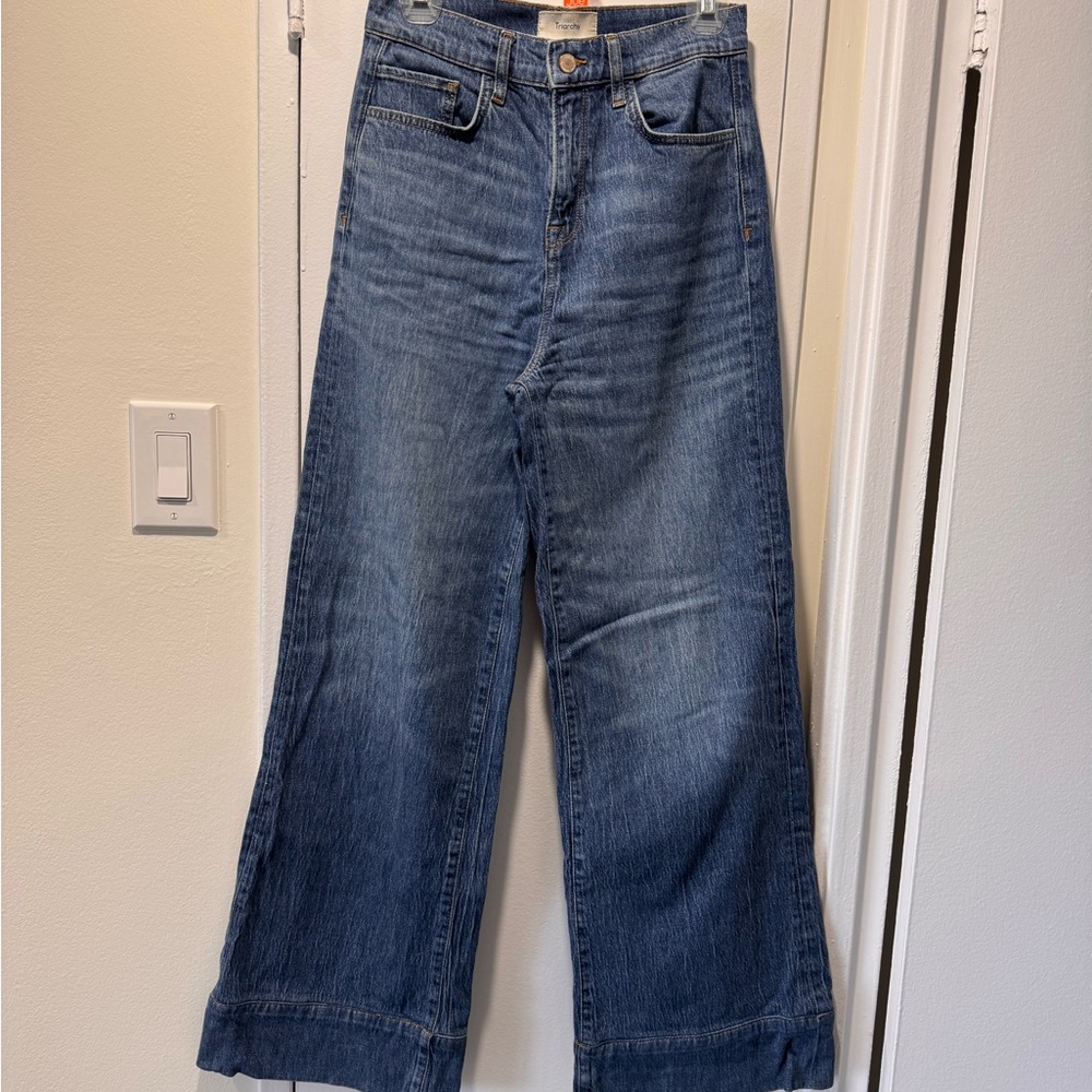 Triarchy Classic Blue Wide Leg Women's Jeans